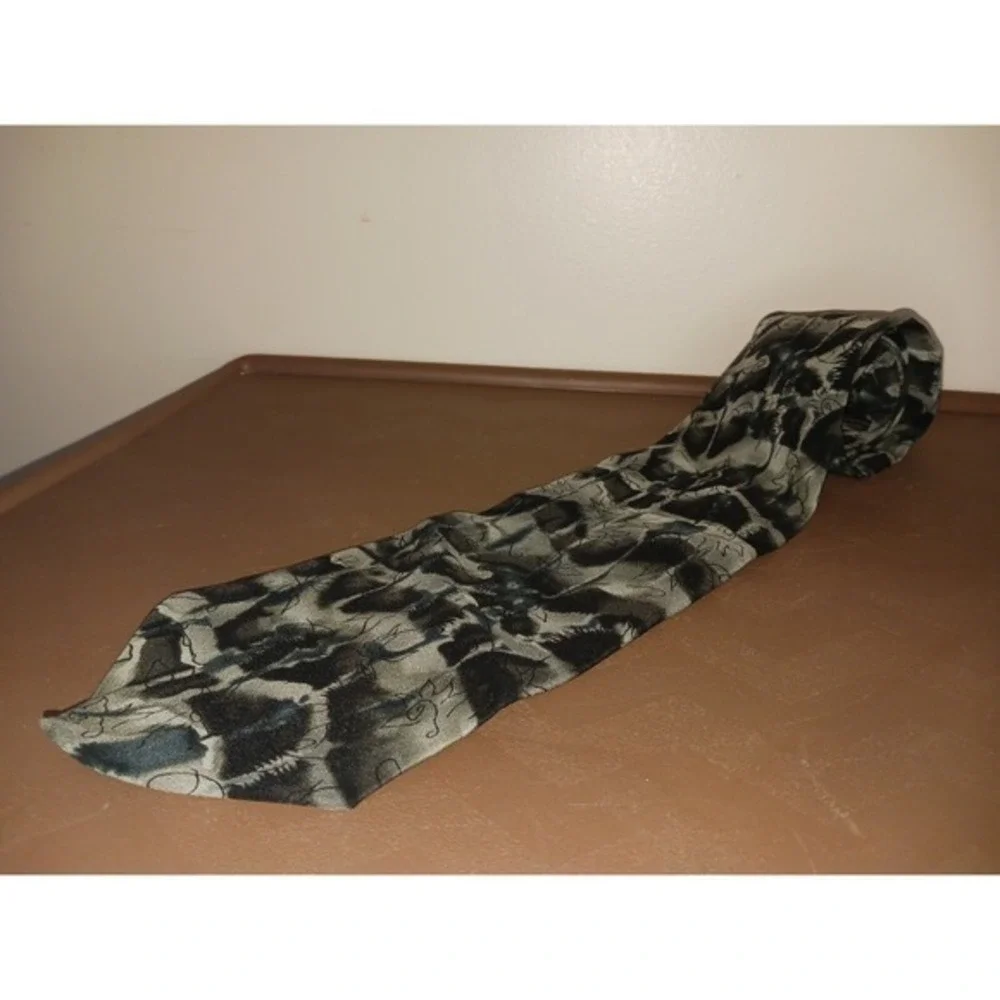 J. Garcia Banyon Tree‎ Grey & Black Mens Tie Jerry Garcia